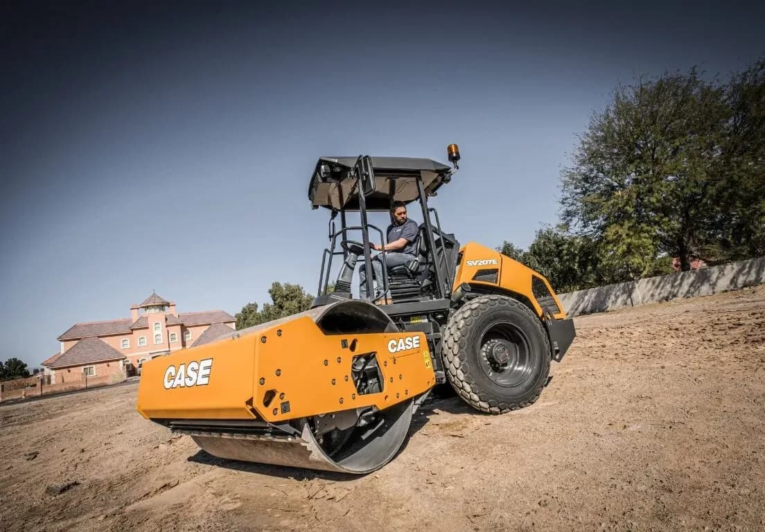 SV207E on a jobsite