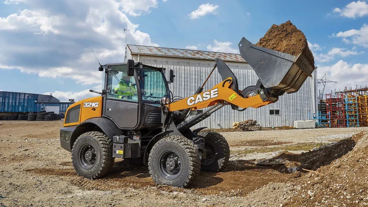 321G on a jobsite