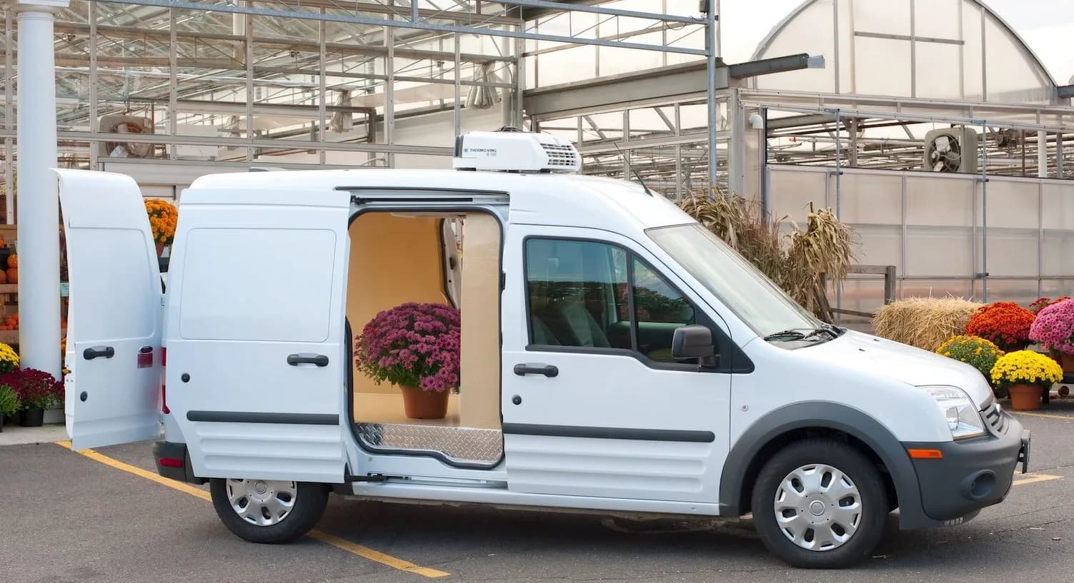 Refrigerated home delivery van