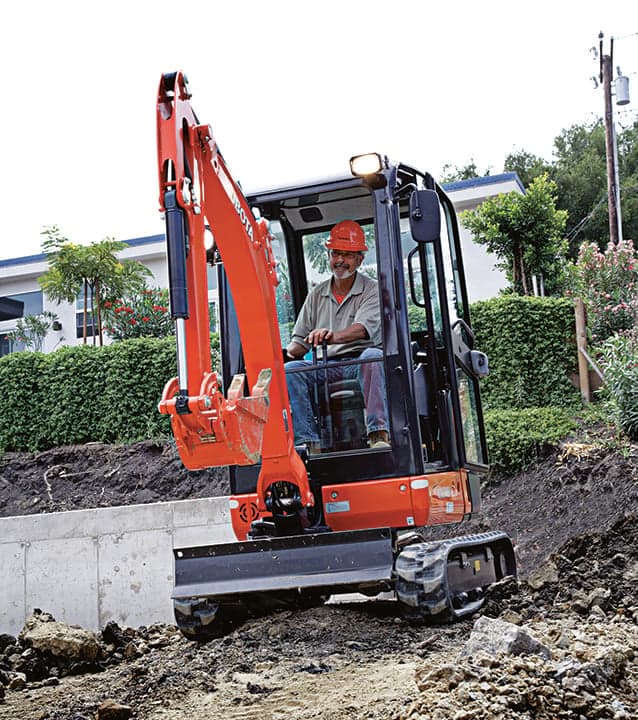 KX018-4 on a jobsite