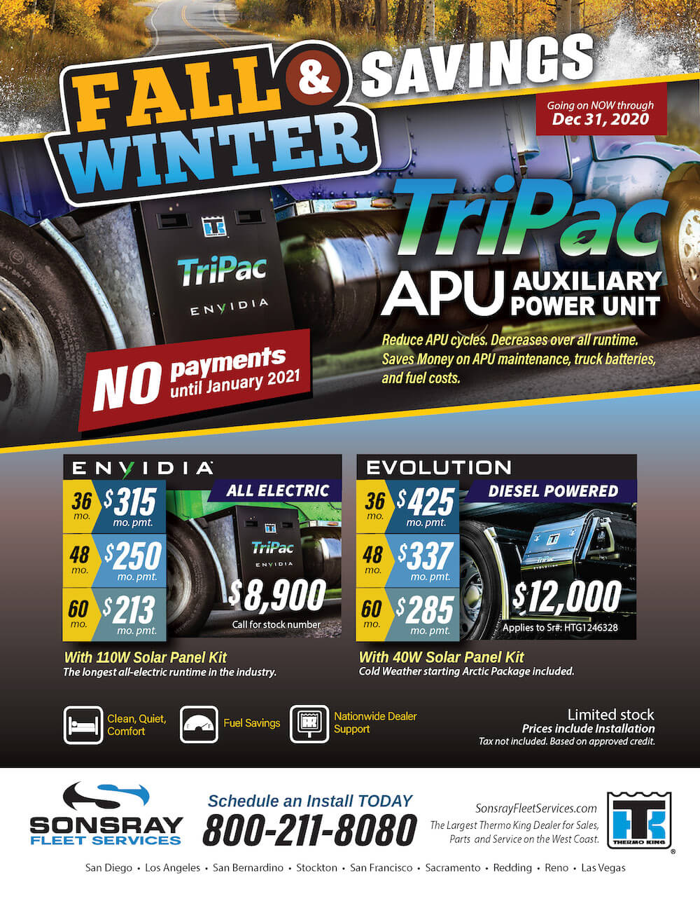 tripac apu deals
